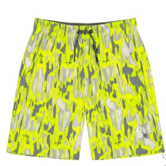 Spyder Boys Swim Set Trunks Rash guard 2 piece Size XL NEW - Picture 8 of 9